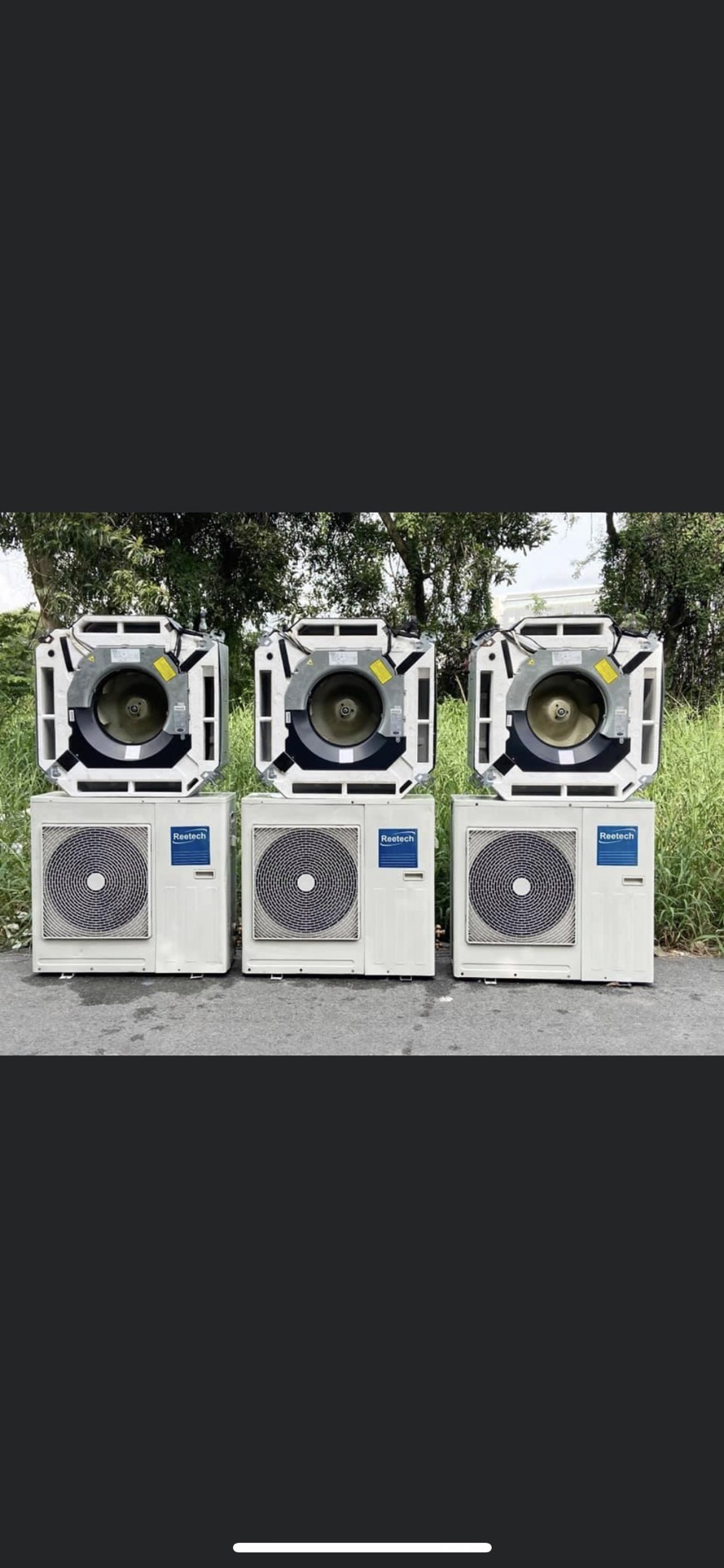 Máy Lạnh Reetech 5hp Gas R22 Cũ