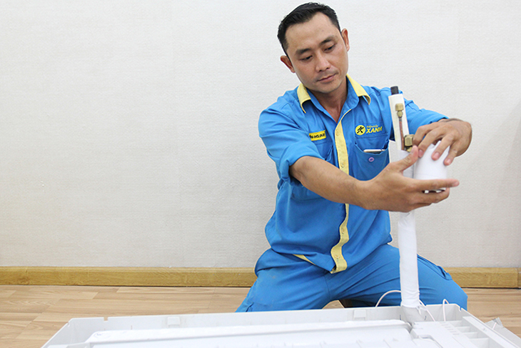 kích thước ống đồng khi lắp đặt đối với máy lạnh